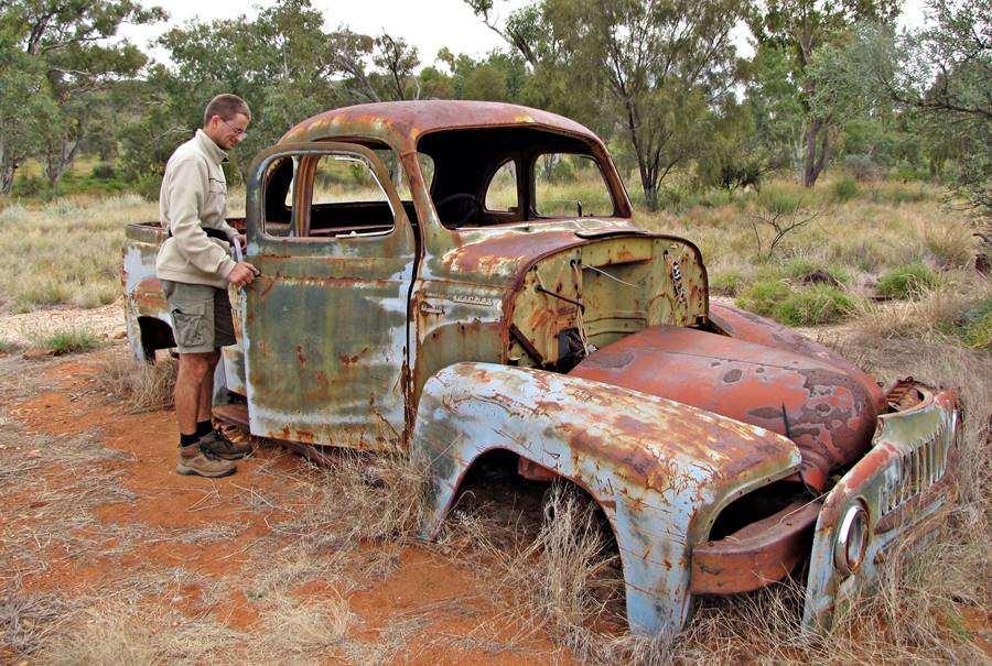 Arltunga Historical Reserve miners car