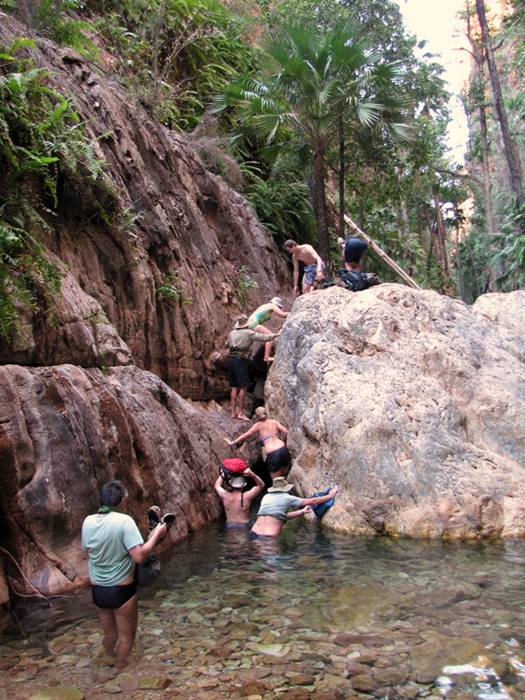 El Questro Gorge - beginning of red trail