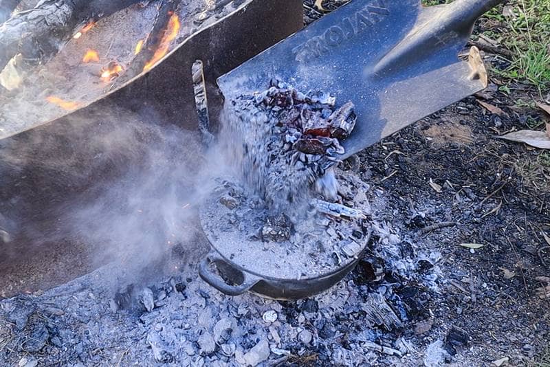 Dutch Oven Goulash - Campfire