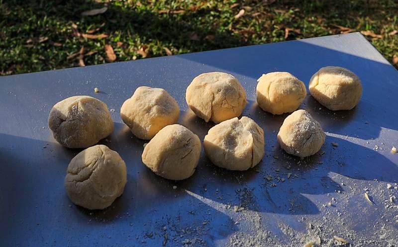 Dutch Oven Goulash - Dumplings
