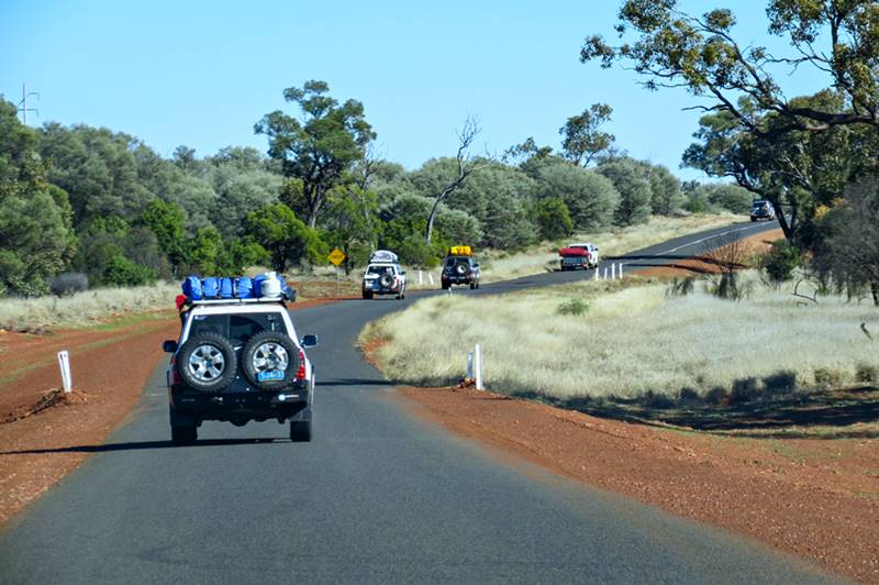 Brisbane to Birdsville - The road to Quilpie was narrower