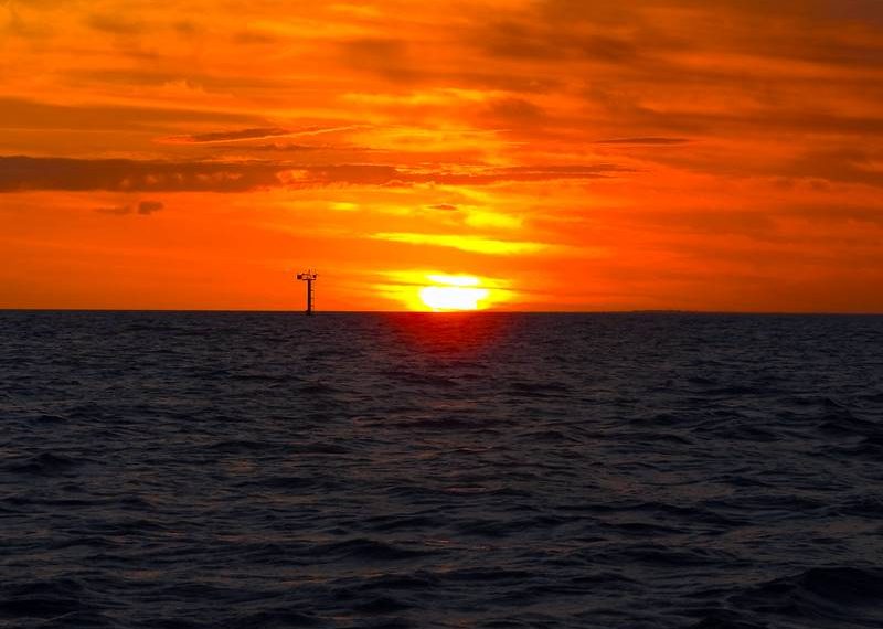 Drving to Weipa - amazing sunset