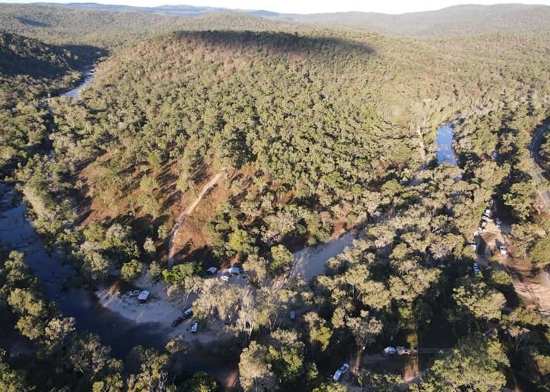 The Bend - Coen Free Camping - View from the Top